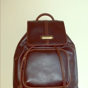 A brand new Liz Claiborne dark brown backpack!